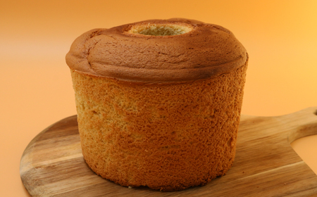 メープルシフォンケーキ 生クリーム添え 1台 480g