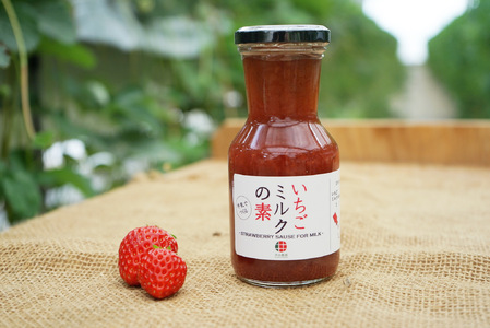 【湘南産】完熟いちごのいちごミルクの素＆ぷるぷるいちごの素セット