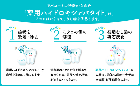 歯ブラシ 歯磨き粉 セット ヤクルト アパコート 【歯磨き粉