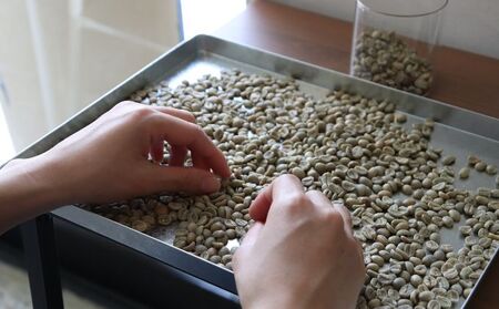 焙煎士おすすめコーヒー豆2種（豆・150g×2）＆ オリジナルキャニスター（白）