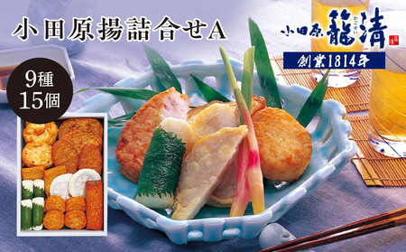 【小田原籠清】小田原揚詰合せA  創業1814年 二百有余年の歴史を重ねた小田原老舗 かごせい 職人の技で仕上げた 高級揚げ蒲鉾 自宅用 ギフト プレゼントにも最適【かまぼこ かまぼこ】