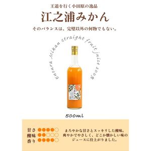 ギフトセット５００ml２本入り 小田原産江之浦みかん＆ニューサマーオレンジ１００％ジュース
