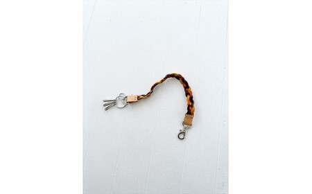 鹿革編み込み　キーホルダー【 神奈川県 小田原市 キーホルダー キーホルダー 