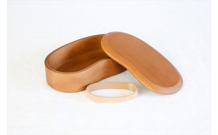 キナリそら豆弁当 木 雑貨 プレゼント 祝い おしゃれ【 食器 神奈川県 小田原市 弁当箱 弁当箱】