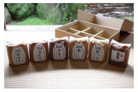 創業嘉永3年の歴史ある味噌蔵が造る いいちみそ6種詰め合わせセット(計6kg)