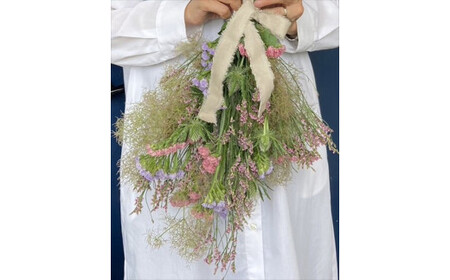 生花スワッグ体験レッスン 【 フラワーアレンジメント 体験 チケット 神奈川県 小田原市フラワー アレンジメント 】