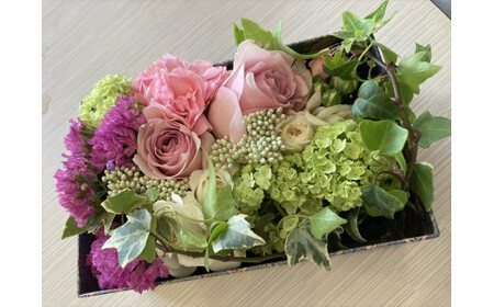 生花BOXアレンジ体験レッスン 【 フラワーアレンジメント 体験 チケット 神奈川県 小田原市フラワー アレンジメント 】