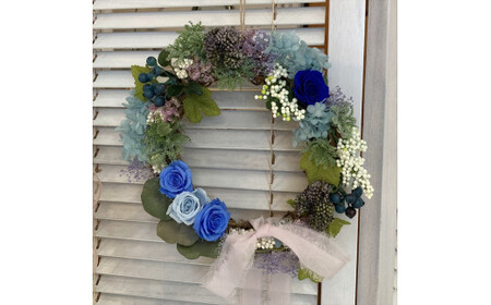 アーティフィシャルリース体験レッスン 【 フラワーアレンジメント 体験 チケット 神奈川県 小田原市フラワー アレンジメント 】