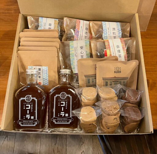 薬膳喫茶KURAオリジナル詰め合わせセット（クラフトコーラ、薬膳茶、クッキー）【 飲料 ドリンク クッキー 神奈川県 小田原市 クッキーセット クッキーセット】