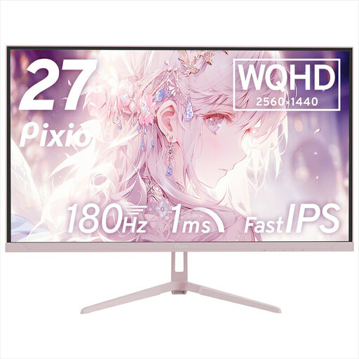 Pixio ゲーミングモニター 27インチ WQHD 180Hz IPS ピンク PX278WAVEK | モニター モニター