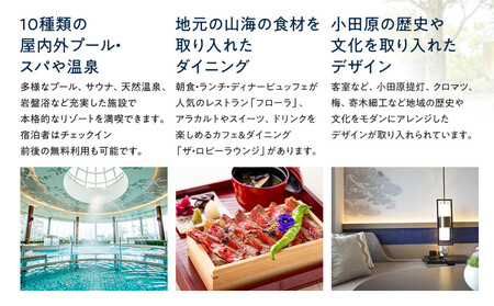 【ふるなびWEEK対象】ヒルトン・スーペリア・ツインルーム宿泊プラン　1泊夕朝食付き＜1組2名様＞★オーシャンビュー！天然温泉大浴場、プール施設利用含む【オーシャンビュー フィットネス 天然温泉大浴場 バーデゾーン ヒルトン 神奈川県 小田原市 】FN-Limited-PR