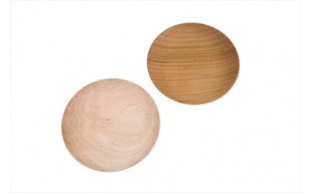 めいめい皿とスタンドセット　桜/楓【木 雑貨 食器 ティータイム プレゼント アクセサリースタンド 日本製 神奈川県小田原市 皿 皿】