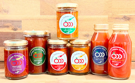 ロココよくばりセット 大玉プレミアムジュース 中玉プレミアムジュース トマトソース ガーリックソース アラビアータソース トマトケチャップ ジャム トマトジュース 神奈川県 茅ヶ崎市 8,400円