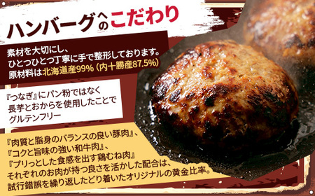 ハンバーグステーキ(生)ソースなし　 6個【配送不可地域：離島】【1673129】