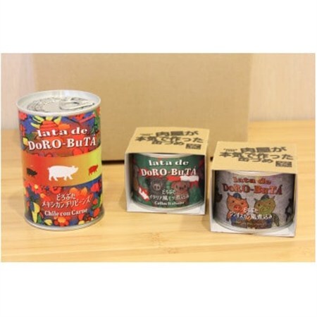どろぶた缶づめ3種セット_惣菜・加工品  缶詰・瓶詰 _【1368907】