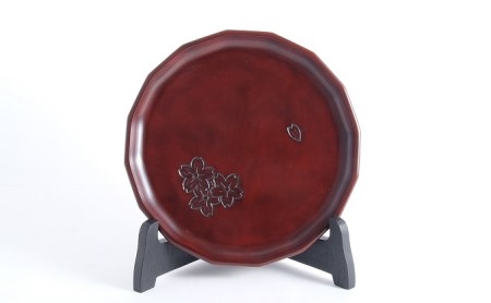 逗子茜工房 鎌倉彫 7寸輪花盆 桜 さくら 神奈川県逗子市 ふるさと納税サイト ふるなび