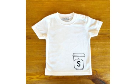 2人兄弟姉妹でおそろい/コーヒーカップ S×L プリント/ Tシャツ2枚組