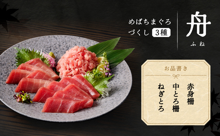 めばちまぐろづくし 舟（ふね） M024-004-02 冷凍 マグロ
