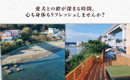 ペットと泊まるリゾートホテル Doki Doggie 城ヶ島遊ヶ崎BASE ペア宿泊券（1泊2食付き/夕・朝） M131-001-02 チケット 体験