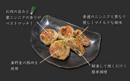 【年内発送受付中！】餃子 豪華焼きたてセット（葉にんにくバーグ９個×３袋・はだの餃子36個×２袋）冷凍 おかず