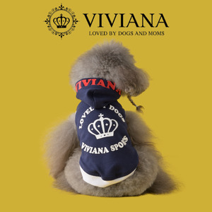 犬 服 ドッグウェア「VIVIANA」excel×VIVIANAコラボパーカー（Navy） |犬用 服 ペット犬 ドッグ ペット用品 愛犬 ファッション 秦野 神奈川