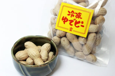 落花生 ピーナッツ 冷凍ゆでピー 6袋（約105ｇ/袋）