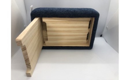 055-02まくら・ちょい掛け椅子（ブルー）