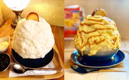 ふわふわ『純氷かき氷』や熟成焼き芋など3000円分(1000円×3枚)のお食事券＜神奈川県大和市＞ やきいも かき氷 