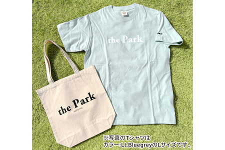 the Park project by isefornia オーガニックコットンTシャツ【Navy】Sサイズ＆トートバッグセット｜伊勢原ブランド isefornia イセフォルニア オーガニックコットン ECOブランド ザ・パークプロジェクト 公園維持 [0313]