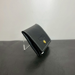 YIHALS ハンドメイド 牛革 コインケース ブラック《靴屋が手掛ける革製品》｜イハレス レザー 革小物 [0660]