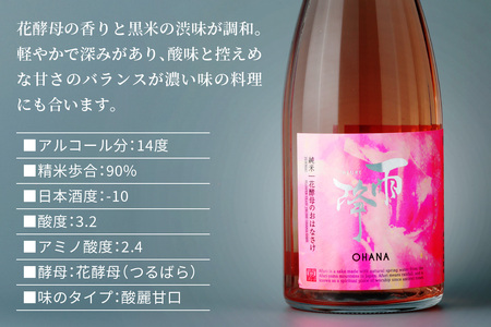 吉川醸造 雨降 生もとおはなさけ 720ml｜清酒 日本酒 お酒 雨降山 あふり [0845]