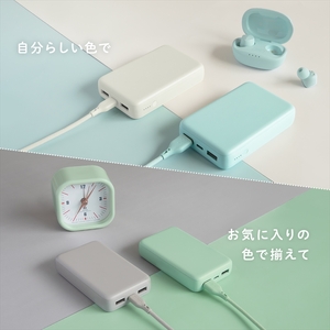 Owltech(オウルテック) Type-C 入力&出力対応で軽量196g 10000mAh 小型軽量モバイルバッテリー OWL-LPB10012-SAG セージグリーン