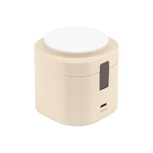 4in1 マグネット式 ワイヤレス充電器 MagSafe対応 Qi2認証品 シリコンケーブル/シリコンケーブルバンド付属 (MOT-QI15W04-EC) アーモンドミルク