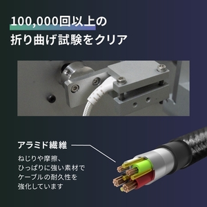 Owltech やわらか超タフで断線に強い 耐屈曲10万回以上 PD60W充電/データ転送 USB Type-C to Type-C/Lightning 2in1ケーブル OWL-CBNCCL15-WH【 ガジェット 海老名市 】