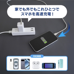 Owltech(オウルテック) 最大PD20W出力 GaN採用 USB Type-C×1 AC充電器 OWL-APD20C1GB-BK ブラック【 神奈川県 海老名市 】