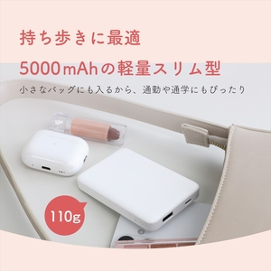 Owltech(オウルテック) 5000mAh 最大12W入出力対応 USB Type-C入出力／USB Type-A出力 モバイルバッテリー OWL-LPB5028-BK ブラック【 神奈川県 海老名市 】