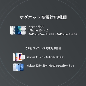 Owltech 5000mAh PD20W出力対応 USB Type-C入出力 マグネット式ワイヤレス充電対応 モバイルバッテリー OEC-LPB5023MG-BK ブラック