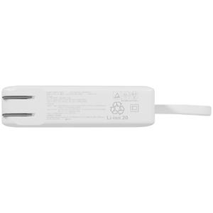 MOTTERU(モッテル) コンセント一体型 モバイルバッテリー 10000mAh PD30W入出力 3in1 残量表示ディスプレイ PSE適合製品 全3色 2年保証(MOT-MBAC10002-ECPU) ペールアイリス【 神奈川県 海老名市 】