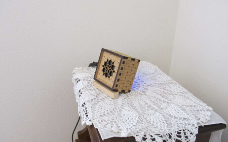 えあコロ(光触媒空気清浄機)／パーソナルタイプ・横吹き出し