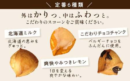 定番のスコーン　6個セット ※着日指定不可 ※離島への配送不可