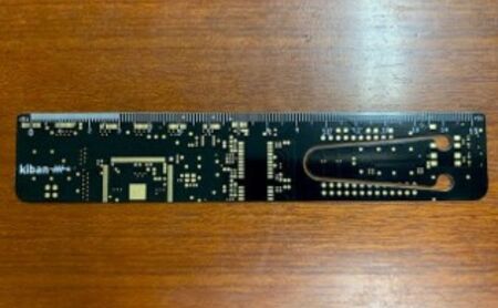 kiban定規 ものさし 文房具 パソコン PC 基板  黒