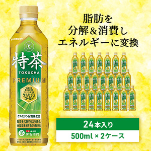 伊右衛門 特茶 500ml × 48本(2ケース) サントリー 特定保健用食品 トクホ お茶 緑茶 ペットボトル 500 茶 日本茶 国産 トクホ茶 飲料 飲み物 ドリンク ペットボトル飲料 箱 ケース 脂肪 体脂肪 減らす 神奈川 神奈川県 綾瀬市