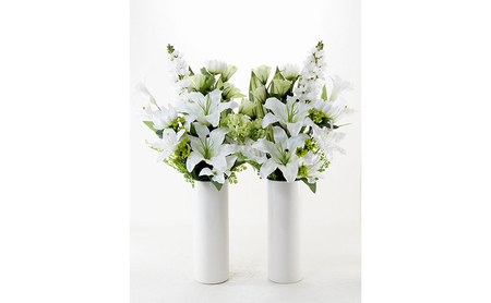 世界に一つだけのオーダーメイドフラワー あーとみゆき 枯れないお花 (造花・アーティフィシャルフラワー) の仏花・供花・墓花・をオーダーするチケット27,500円分  花材 資材 送料込み