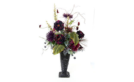 世界に一つだけのオーダーメイドフラワー あーとみゆき 枯れないお花(造花・アーティフィシャルフラワー)で作るフラワーアレンジメントをフルオーダーするチケット 137,500円分 花材 資材 送料込み