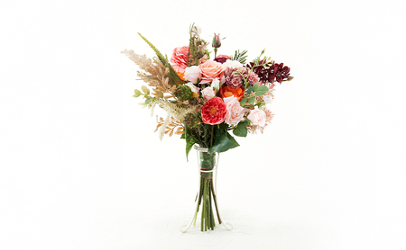 あーとみゆき 枯れないお花(造花・アーティフィシャルフラワー)で世界に一つだけのウェディングブーケを作るワークショップチケット 結婚式 クラッチブーケ 花材 資材 レッスン料込