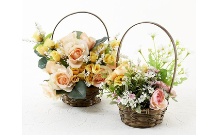 あーとみゆき 枯れないお花（造花・アーティフィシャルフラワー）で作るフラワーアレンジメント体験チケット 花材 資材 レッスン料込