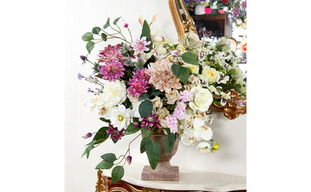 〈店頭受取限定〉 世界に一つだけのオーダーメイドフラワー あーとみゆき 枯れないお花 造花 アーティフィシャルフラワー で作るフラワーアレンジメントをフルオーダーするチケット 178,750円分