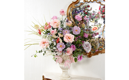 〈店頭受取限定〉 世界に一つだけのオーダーメイドフラワー あーとみゆき 枯れないお花(造花・アーティフィシャルフラワー)で作るフラワーアレンジメントをフルオーダーするチケット 220,000円