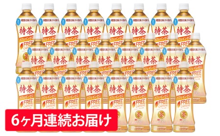 【6ヶ月定期便】特茶 カフェインゼロ(特定保健用食品)500ml×24本