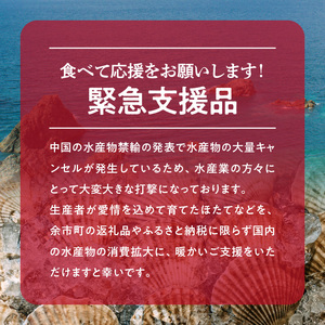 【緊急支援品】北海道産 ほたて 貝柱 1kg 4Sサイズ 北海道余市町】 海鮮 魚介 ホタテ ほたて 帆立 冷凍ホタテ お刺身ホタテ おつまみホタテ 濃厚ホタテ 肉厚ホタテ 人気ホタテ おすすめホタテ_Y038-0131